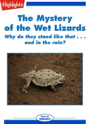 cover image of The Mystery of the Wet Lizards
